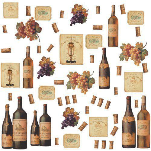 bottle stickers vinyl decals Party stickers 13 x Wine glass